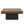 LED Coffee Table With Base, Center Table For Living Room - Rustic Brown