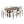 7 Pieces Modern Dining Set, Rustic Farmhouse Solid Wood Kitchen Table Set for 6