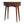 Solid Mango Wood Mini Chestnut Hallway Console with 2 Drawers
