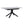 Rectangular Dining Table With Geometric Legs For Dining Room - Light Gray