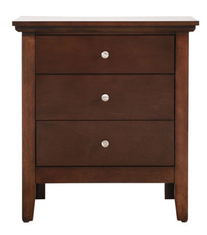 Hammond - 3 Drawer Nightstand - Cappuccino