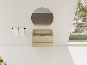 30" Wall-Mounted Bathroom Vanity Cabinet