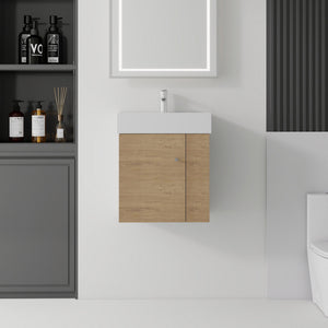 21.6 Inch Floating Bathroom Vanity with Sink