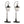 Landen - Contemporary Task Lamp (Set of 2) - Oil Rubbed Bronze / Clear
