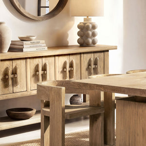 Rowan - Sideboard With Lower Shelf - Natural
