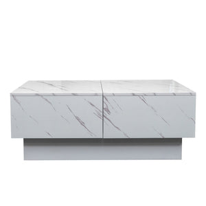 Coffee Table with Sliding Tabletop and Hidden Storage