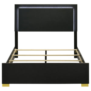 Jeremiah - LED Panel Bed With Touch Controlled Lighting