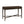 Fluted 2 Drawer Storage Console Table - Brown