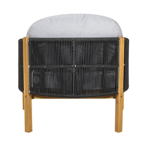 Grotta Outdoor Wood Club Chair