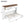 Twin Size Murphy Bed With 3 Drawers - White