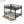Full Size Convertible Bunk Bed With 2 Drawers Durable - Black
