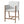 24'' Seat Height Upholstered Counter Stools with Arms for Kitchen Island/Dining Room, Set of 2