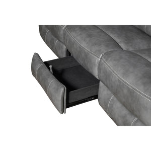 Hudson - Motion Sofa Pillow Top Arms Reclining Comfort - Gray