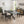 Rectangular Stretch Dining Table With 4 Chairs - Black / Gray