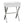 Accent Side X Table With Storage Drawer