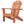 Wooden Kid's Adirondack Chair for Indoor and Outdoor Use