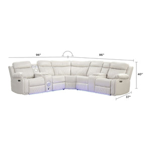Lacrosse - Power Reclining Sectional Sofa