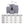 4-Piece PP Spinner Wheel Luggage Set with Cosmetic Case, Light Gray