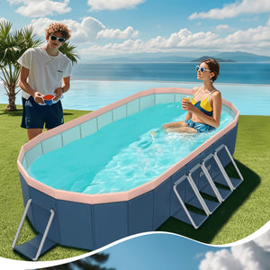 3.65m PVC Folding Pool – Not Inflatable