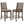 Allen - Upholstered Counter Chair (Set of 2) - Oak