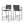 Outdoor Rust Proof Aluminum Barstools (Set of 2)
