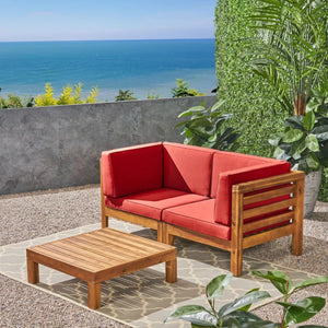 Oana - 3 Piece Loveseat Set With Coffee Table