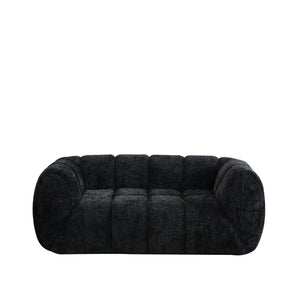 Quilted Cloud Sofa With Rounded Armrests And Piano Key Backrest Design