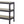 Console Table With Insets - Black
