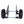 Heavy Duty 600Lb Panel Dolly With 10In. Pneumatic Wheels Alloy Steel - Black
