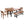 GO Outdoor Wood Dining Set For 7-8 Persons