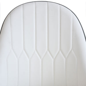 Modern Sponge-Filled Dining Chair, Solid Wood Metal Legs, Suitable For Restaurants, Living Rooms And Rooms (Set of 2)