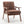 Mid Century Modern Accent Chair With Solid Wood Frame And Extra Thick Backrest