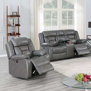 Living Room Set With Pillow Armrest And Tufted Backrest