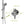 Shower System With 5 Function Rain Hand Shower And Slide Bar Combo