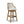 Bahama 30' Cane Rattan High-Back Swivel Bar Stool with Recessed Arms, Two-Tone Neutral Gray Polyester Wool Blend