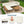 Luxury L-Shaped Acacia Wood Patio Furniture Set with Cushions