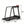 Home Fitness Treadmill With Extended Handrails, Portable Foldable Design - Black / Orange
