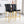 Bar Chairs With Crystal Clasp Design (Set of 2)