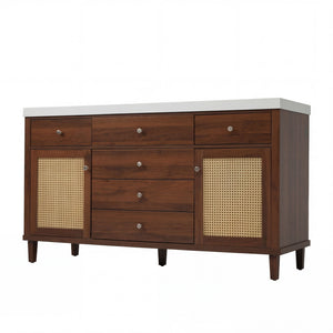 Bathroom Vanity With Sink, 5 Legs, Soft Close Drawers
