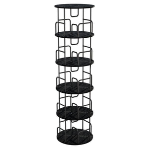 Rotating Bookshelf Tower 5 Tier Spinning 360 Degree Revolving Storage Shelf