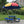 Round Outdoor Steel Picnic Table With Umbrella Pole
