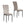 Velvet Dining Chairs For Dining Room (Set of 4)