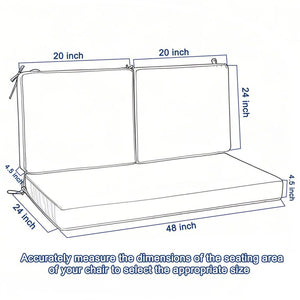 Deep Seat Waterproof Replacement Patio Chair Cushions