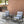 Rocker Set Chair and Teapoy Medium Grey