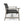 Hampton Outdoor Wood and Wicker Loveseat - Gray