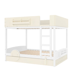 Queen Bunk Bed with Trundle