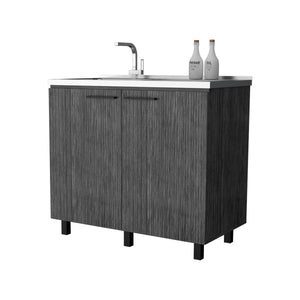 FM Furniture Oklahoma 2 Utility Sink & Cabinet