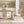 French Country Dining Chairs Set of 2 Upholstered with Rattan Back
