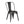 Set of 4 Stackable Metal Dining Chairs, Modern Industrial Slat Back