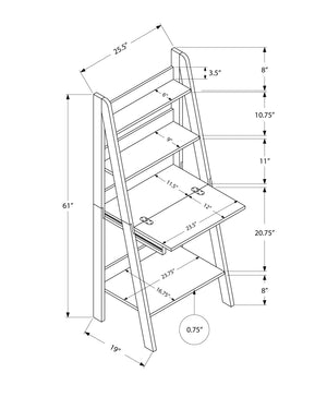 Computer Desk for Home Office with Storage Shelves